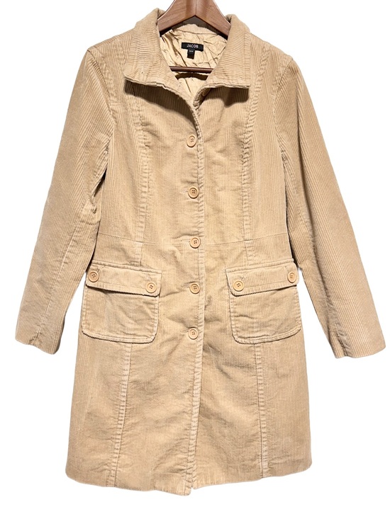 Jacob Jackets & Blazers - JACOB Corduroy Coat Neutral Minimalist CBK Quiet Luxury Coat